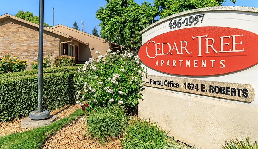 photo of the grounds at Cedar Tree I and II Apartments